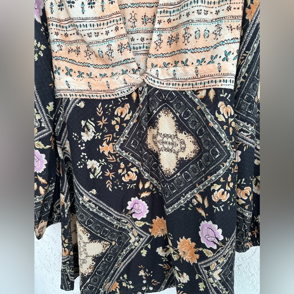 Free People Descanso Mini Dress Small Long Sleeve Boho - Picture 6 of 11